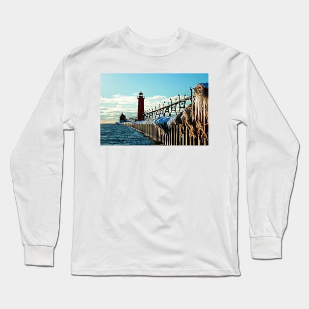 Light House. Long Sleeve T-Shirt by ikshvaku